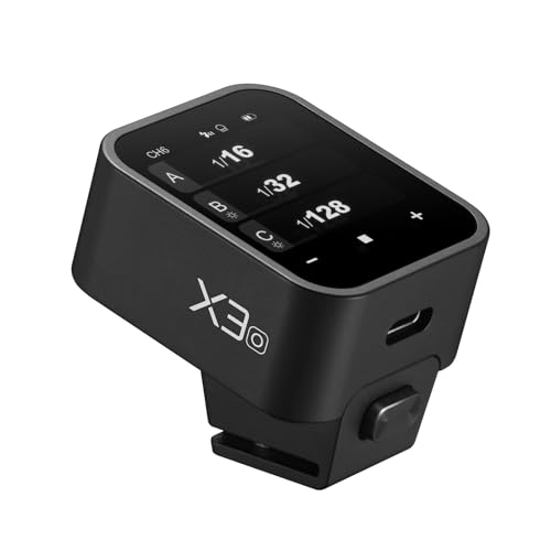 Transmetteur flash Godox X3 Nano-C avec écran OLED tactile synchro TTL haute vitesse 2.4G sans fil