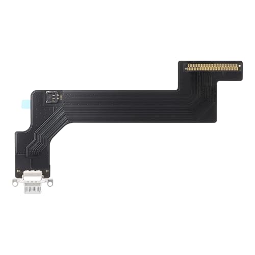 Image of Charging Port Replacement for iPad 2022 10.9-inch Charge Dock Connector Flex Cable Assembly for iPad 10th Gen Charger Board Replacement Fit for Wi-Fi Version Model: A2696 (White)