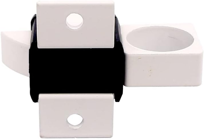 Self-Closing Latch, Security Pull Ring Spring Bounce Door Bolt for Window Shed, Gate Toilet, Bedroom and Pet Dog cage (White)
