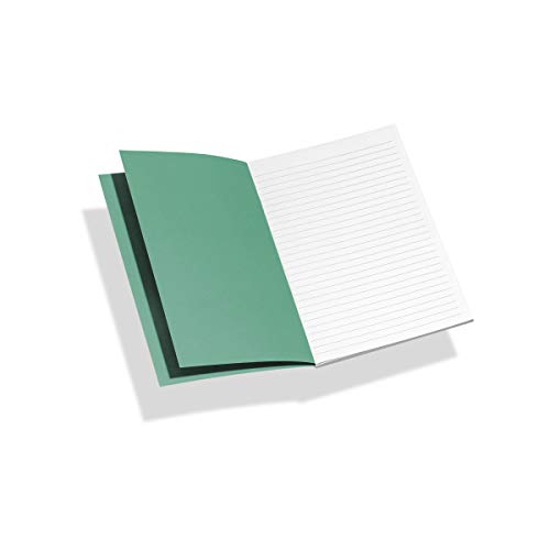 Carnet de notes ligné Poketo format 14,6 x 21,6 cm cahier jaune écriture