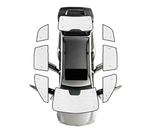 Pare-Soleil Voiture pour Volvo XC90 MK2 2016-2023 Kit Complet Fenêtres Protection Solaire Auto