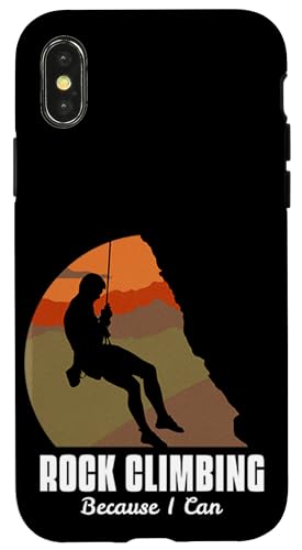 Funny Rock Climbing Mountaineering Rock Climber Gift �X�}�z�P�[�X iPhone X/XS �p