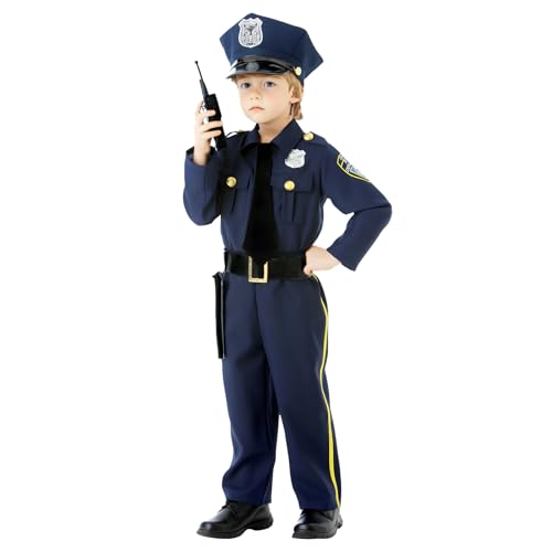 Disfraz de policía para niños con accesorios miniatura 2