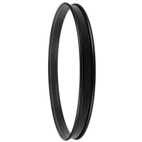 Cercle de tambour solide 14" en métal noir pour caisse claire acoustique