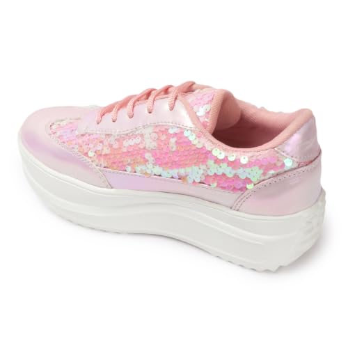 Image of Vendoz Women Party & Casual Glitter Wedding Bridal Sneakers