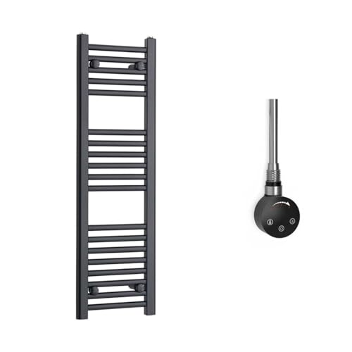 Radiador Toallero Eléctrico Negro 60x80 cm con Termostato 300W