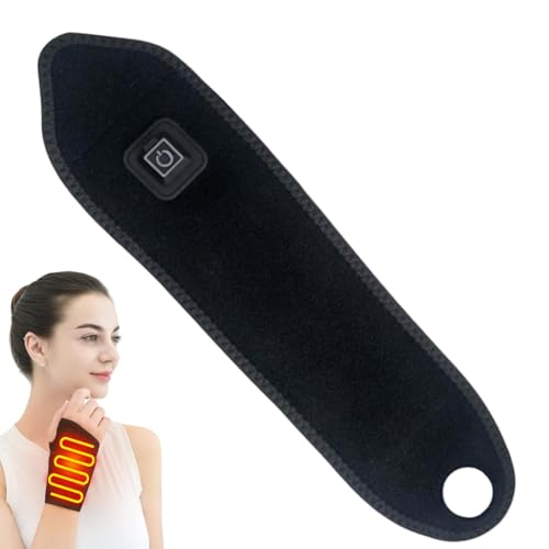 Almohadilla térmica para muñeca, almohadilla térmica recargable para muñeca, 3 niveles de calor ajustable, calentador de muñeca para hombres y mujeres