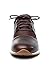 VELEZ Leather Sneakers for Men - Business Casual Dress Shoes - Lace-Up Fashion Tennis Brown Size 9