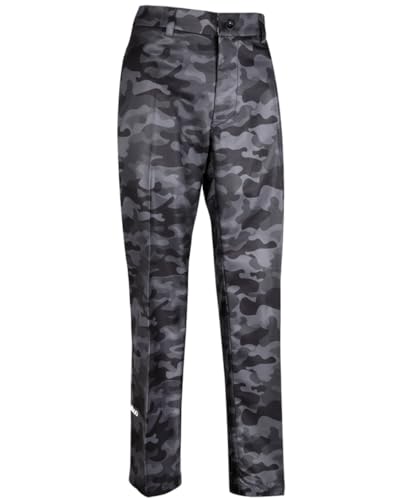 Tattoo Golf Men's Camo Print Procool Golf Pants, Black