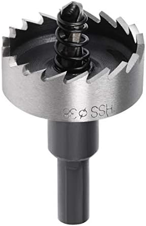 sourcingmap 53mm High Speed Steel HSS Drill Bit Hole Saw Cutter for Metal Alloy Wood