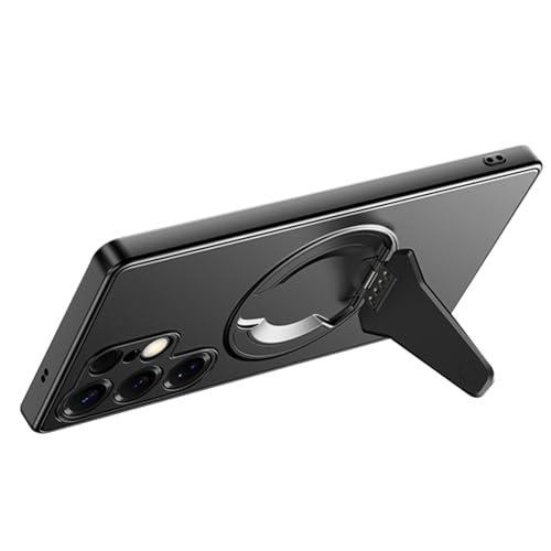 Coque Samsung S26 Ultra avec béquille et protection caméra PC noir