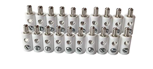 Model Train 2.6 mm Connectors for Marklin HO Old Marklin/Brawa Style (20 Plugs)