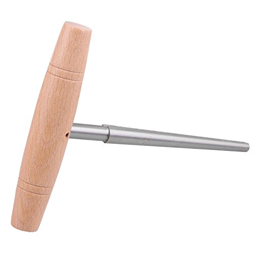 Guitar Bridge Pin Hole Reamer Violin Peg Hole Reamer 1:26 Taper Carton Steel with Wood Handle Luthier Tool - Thumbnail 2