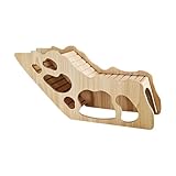 ＡＷＨＡＯ Hamster House and Habitat Washable Hamster Hideaway Habitat Decor Hideout Small Pet Castle Home for Gerbils Small Pets, Style B