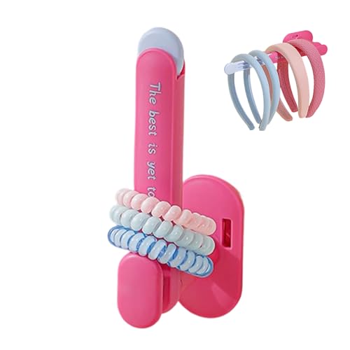Hårobandsförvarare För Flickor | Väggmonterad Förvaringsorganizer För Hårband | Uttagsbart Förvaringsställ Badrumsaccessoar Handdukshängare För Smycken Och Håraccessoarer