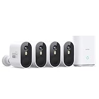 aosu – aosu 2K Überwachungskamera Aussen Akku 240 Tage 4-Kit + aosu