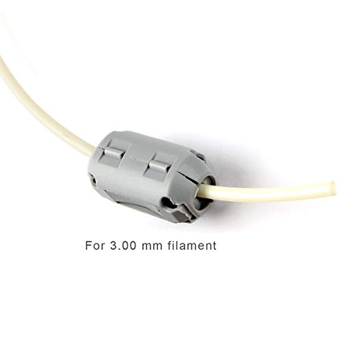FYSETC 3D Printer Accessories 3.0mm Filament Filters Gray Cleaner Blocks Flame Resistant Rubber Foam for Wiped Off Debris Compatible with PLA ABS PETG or Other Printing Filaments 3Pcs - Thumbnail 3