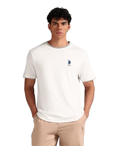 Image of U.S. Polo ASSN. Mens OEE08 Crew Neck Comfort Fit Lounge T-Shirt