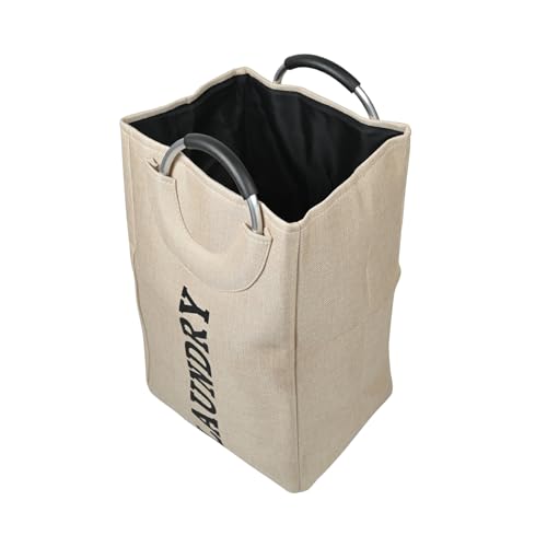 Image of KYLO Efficient Laundry Bag| No Fuss Laundry Bag| Superior Steel Handles| Rubber Covering to Support Fingers| Multiple Colors - Goes Well With The Decor - 82 L, Yellow