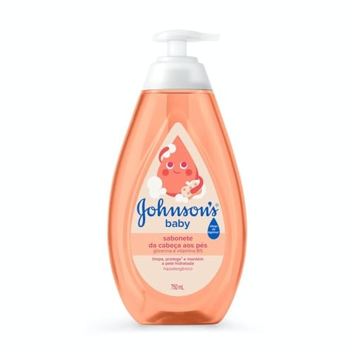 Johnson's Baby Sabonete Líquido Glicerina da Cabeça aos Pés, 750ml Johnson's Baby Sabonete Líquido Glicerina da Cabeça aos Pés, 750ml