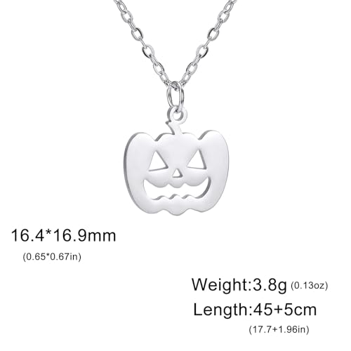 Bijoux d'Halloween en acier inoxydable pour éviter les allergies de costume de nuit - 2