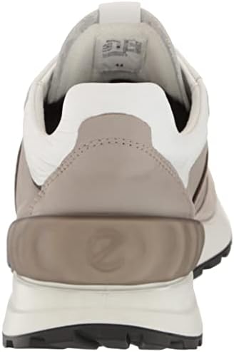 ECCO Men's Astir Retro Sneaker, Gravel/Moon Rock/Bright White/Black, 13-13.5 | Image 2