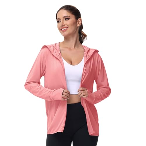 Abrigo con capucha de talla grande para mujer, ligero, informal, para primavera, verano y otoño, con bolsillos, cómodo, holgado, de manga larga. Anorak Mujer Invierno Vestidos Invierno Mujer Baratos