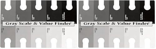 Color Wheel 245557 Gray Scale & Value Finder (2 Pack)