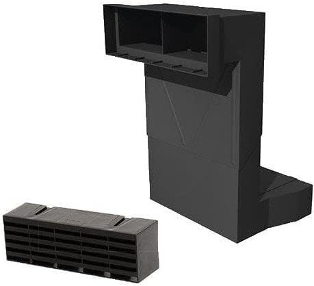 Timloc telescopic underfloor cavity vent with black airbrick