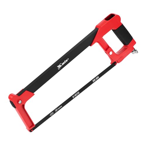 MTX Arco De Serra 12" (300 Mm) – Lâmina Bimetálica, Cabo Bi-Material Emborrachado, Tensionador Com Alavanca, Compartimento Para 5 Lâminas, Posições 55° E 90°