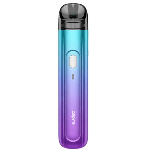 Aspire FLEXUS Q Vape Kit [Aquamarine Gradient] - Exceptional Performance Sleek Design Convenient Rapid Charging Dual Activation 3 Level Power 2mL Capacity E Cigarettes Vape Pen No Nicotine