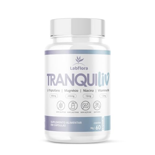 Tranquiliv - Suplemento natural para Ansiedade, Estresse e Insôni...