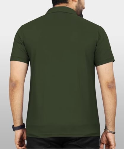 Image of T-Shirt for Men's | Regular Fit Polo Casual Stylish | Half Sleeve T Shirt