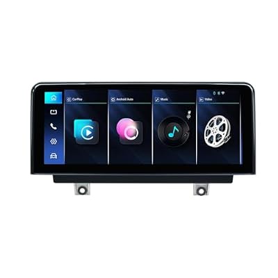 8.9Inch Android Car Stereo for BMW X1 E84 2009-2015 CIC System with Wireless Carplay Android Auto, HD Touch Screen Car Radio with GPS Navigation,WiFi,5.2Bluetooth,1920 * 720, SWC+AHD Rear Camera