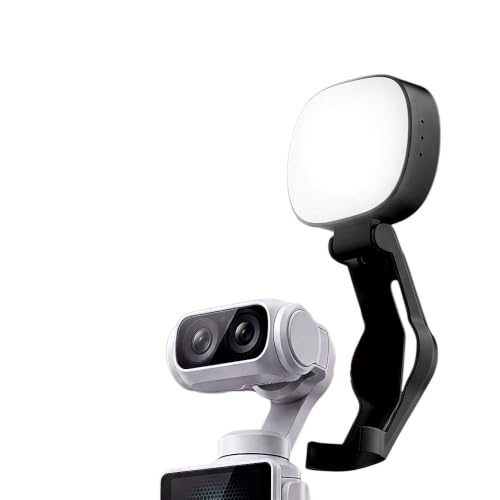 Image of Fill Light for Insta360 Luna Ultra Camera - 180 Adjustable, Type-C Rechargeable, Plug-and-Play, Foldable Design for Enhanced Skin Tone in Professional Photos