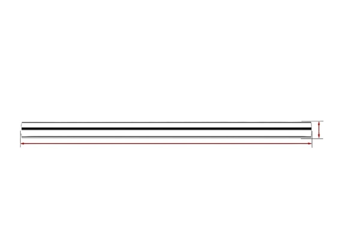 SHGUOMSC 304 Stainless Steel Round Rod - Precision Linear Shaft 3mm-50mm Diameter(40mm,100mm)