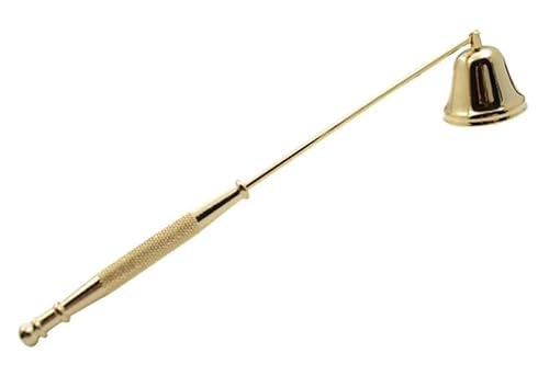 WaigN Gold Metal Candle Snuffer Wick Snuffer with Long Handle Candlesnuffers Candle Sleeves Accessories
