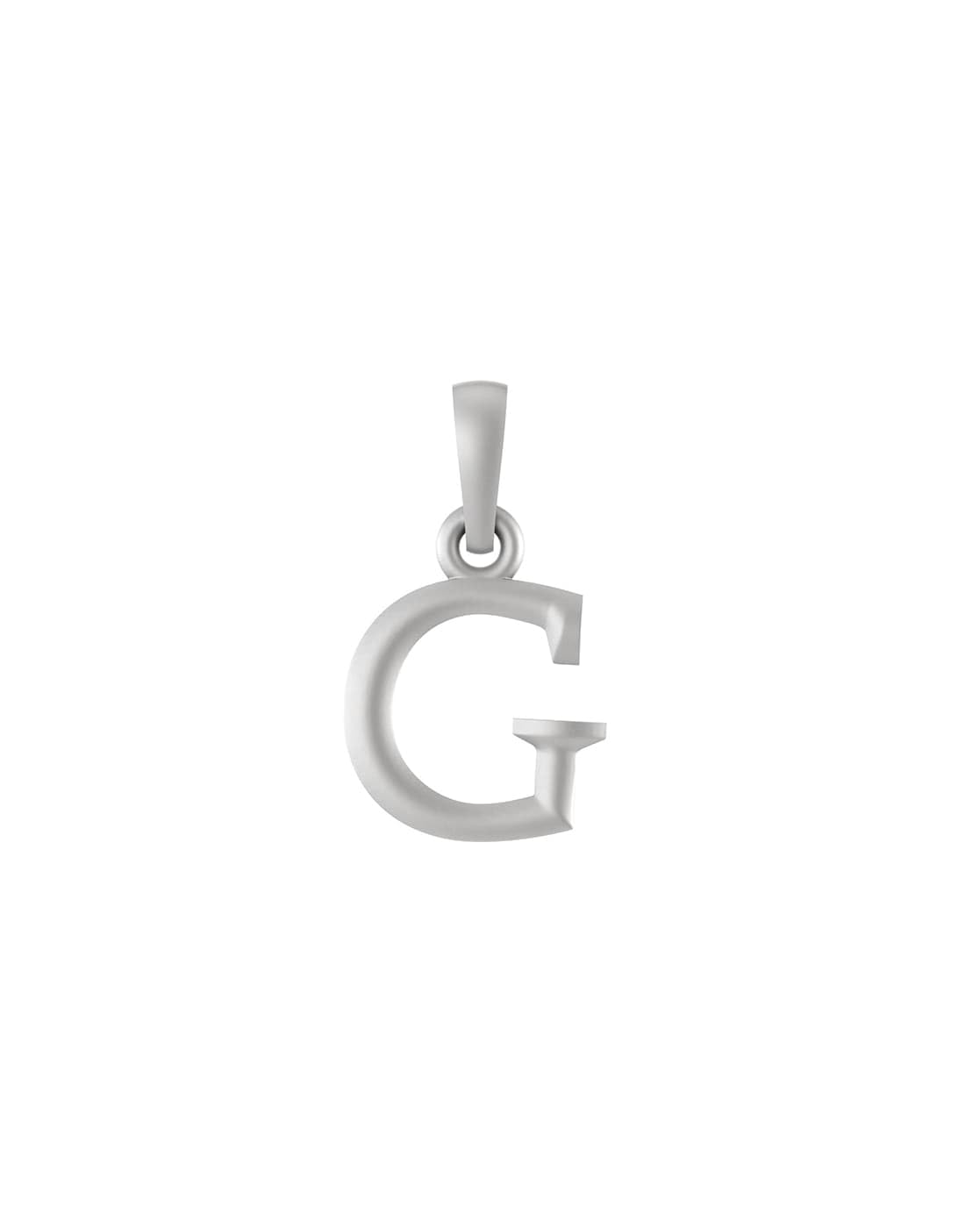 Pendentif alphabet argent 925 Mtrolls petit modèle pour collier - 7