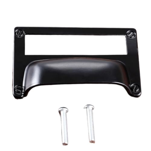 Tirador de etiqueta elegante de 81 x 52 mm para pomos de puertas de armarios 2