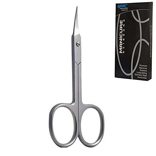 Nail Scissors Professional Cuticle Scissors Extra Strong Straight Curved Manicure Nail Art Scissors (CS-03)