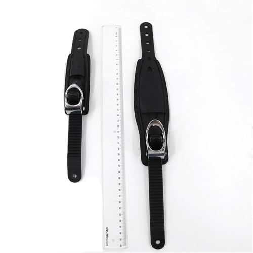 Yiodauh Snowboard Binding Straps Adjustable Ski Strap Binding Attachment Ratchet Tongue Ladder Secure Shoelaces for Multiple Occasions(1 Set) - Thumbnail 3