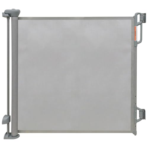 FSYGloryGlides Ausziehbares Sicherheitsgitter für Kinder und Haustiere, 140 cm Breite, 86 cm Höhe, Einfach zu bedienen, Haustierzaun für Treppen,...
