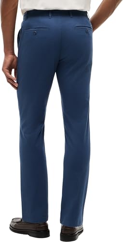 Tommy Hilfiger Herren Chino Hose Denton Essential Twill Straight Leg Fit, Blau (Aegean Sea), 32W/34L – Ansicht 3
