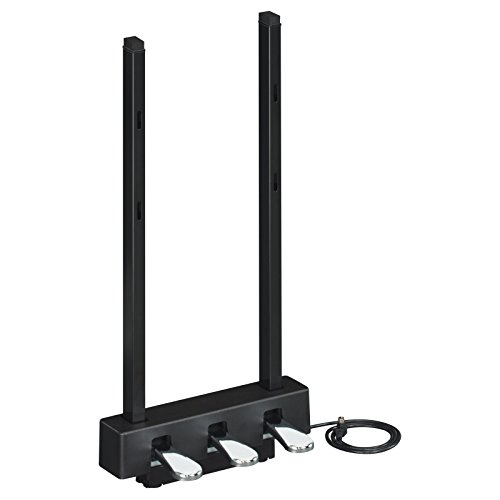 Yamaha LP-1 - Pedalera de 3 pedales para el piano digital Yamaha P-125 y P-121, pedales de Sustain, Sostenuto y Soft, accesorio para ampliar los matices de tu sonido, color Negro