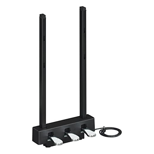 Yamaha LP-1 - Pedalera de 3 pedales para el piano digital Yamaha P-125 y P-121, pedales de Sustain, Sostenuto y Soft, accesorio para ampliar los matices de tu sonido, color Negro