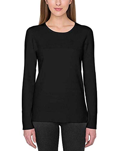 Kirkland Signature Ladies Crewneck Sweater (XL, Black)
