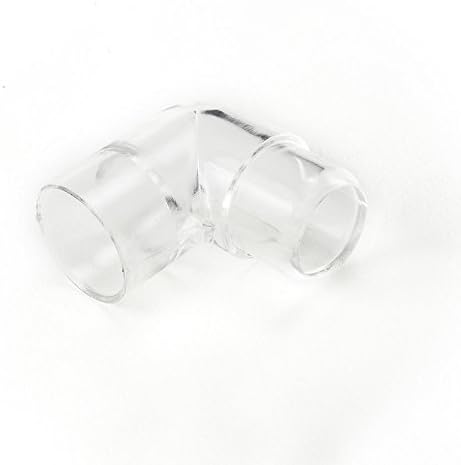 (10 Pack) Clear Elbow Male Female 90 Deg fits 1/2 ID 5/8 OD Acrylic PolyCarbonate PVC Tube