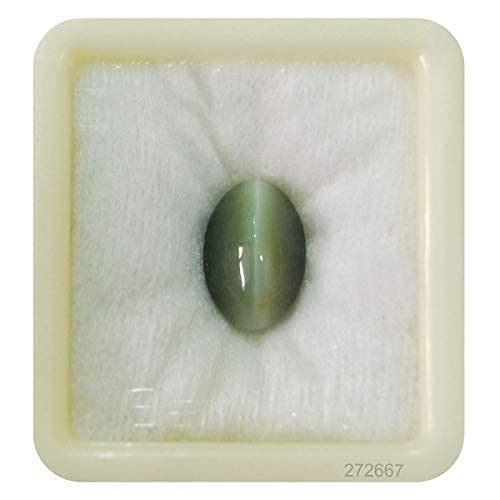 ASHWIN GEMS 14.25 Ratti / 13.52 Carat Cats Eye Stone Original Certified Natutal Lehsunia Ketu Gemstone (A132) - Review, Price and Buying Guide