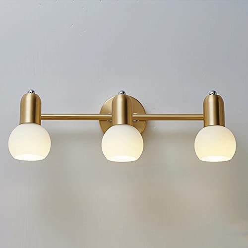 Chxzffc Dormitorio Individual, mesita de Noche, Apliques de Pared de latón, baño de Varios Cabezales, Inodoro, Espejo, Faro, lámpara de Pared Interior, Comedor, Luces de Pared Decorativas E14