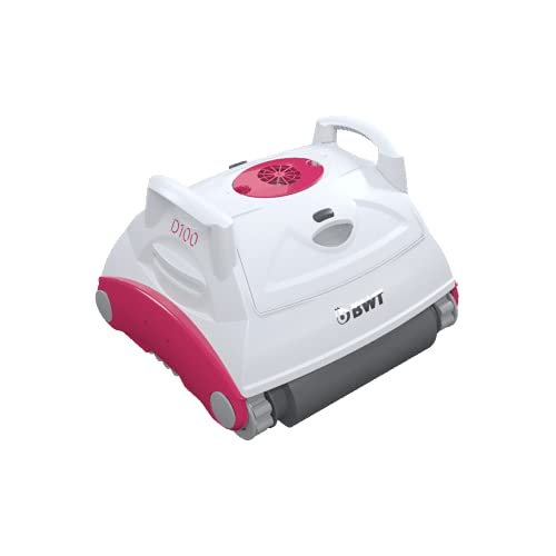 KURIL Aquabot Robot limpiafondos para Piscina BWT D100 – Potente aspiración, Filtro 4D, navegación Inteligente, cepillos PVA, 16 m Cable, Ideal para Piscinas hasta 8 m – Garantía 2 años